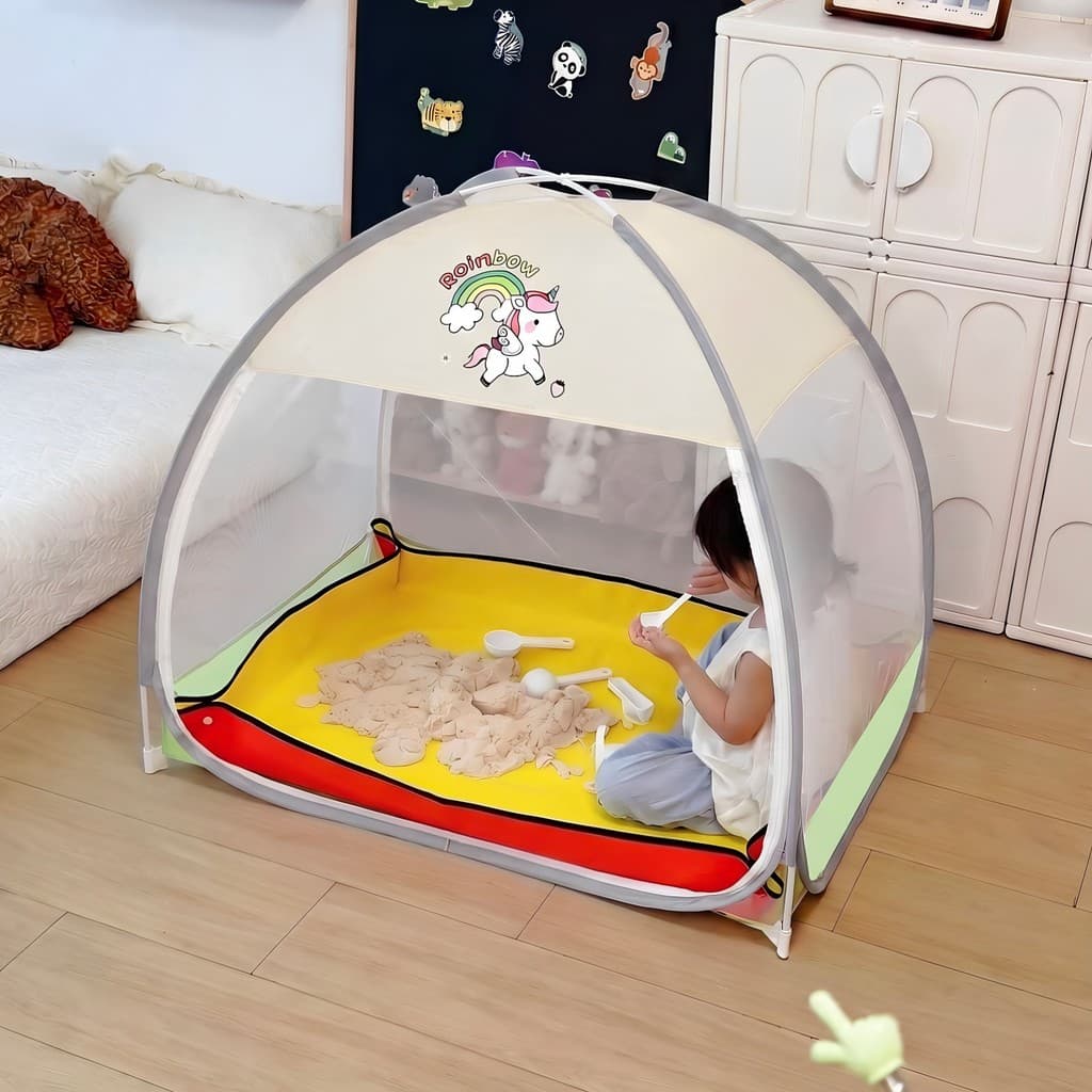 🔥 Barraca Infantil Cabana Tenda 🔥 Tenda das Princesas Infantil Barraca de Princesa Castelo Portátil VENDA QUENTE Casa