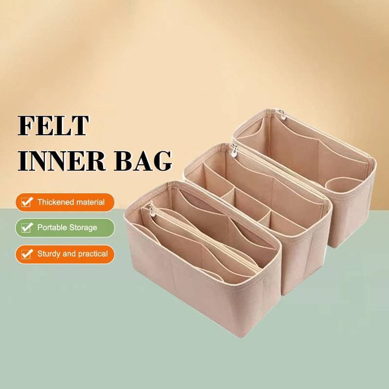 [Dhiint] Organizador De Bolsa De Feltro , Modelador , Forro De Inserção , Modeladora Em Bolsas Para Liz Visetos Speedy N