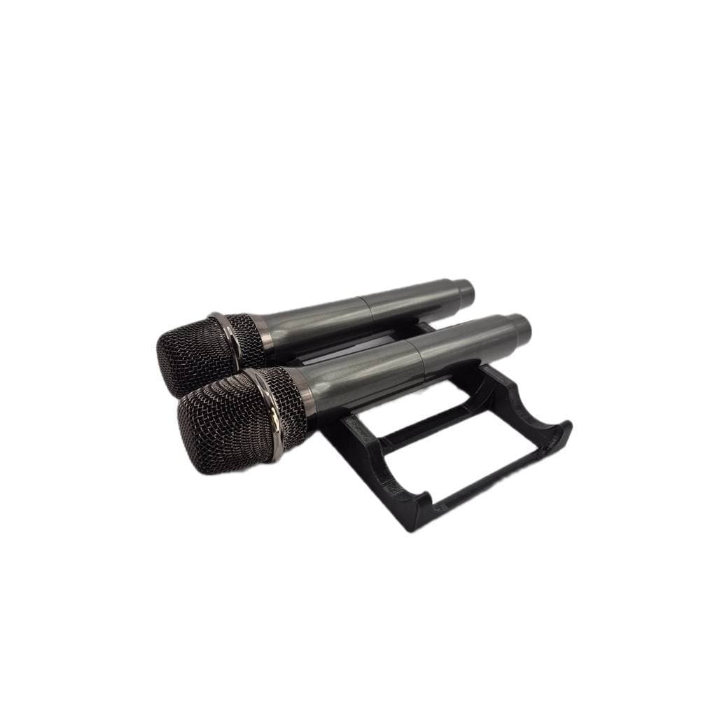 Suporte de microfone Triplo de mesa bancada porta microfone
