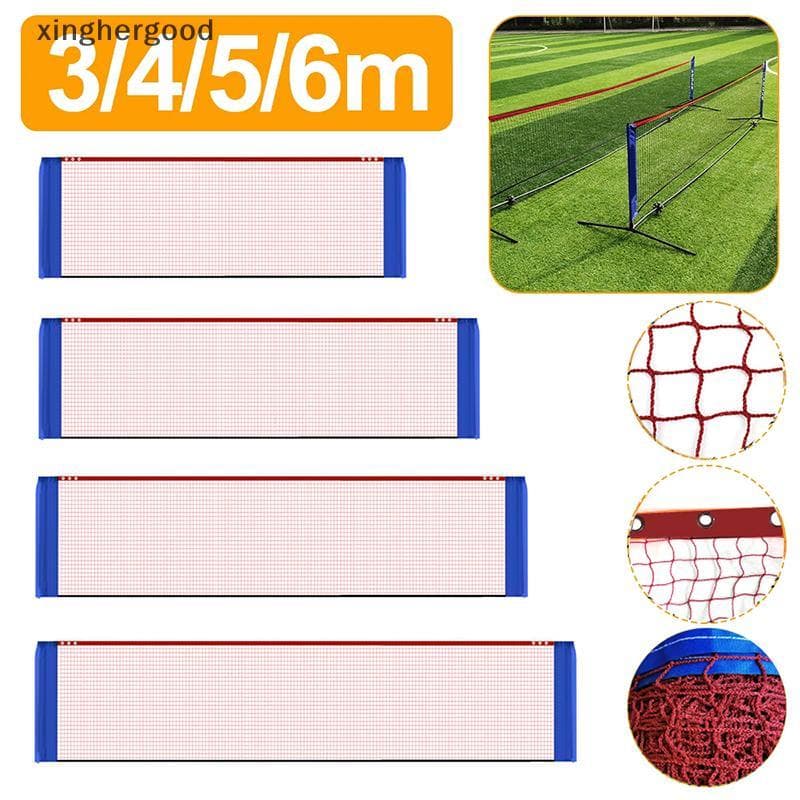 Xinghergood 3.1/4.1/5.1/6.1m Rede De Badminton Padrão De Treinamento Esportivo Profissional Vôlei Fácil Configuração Mal
