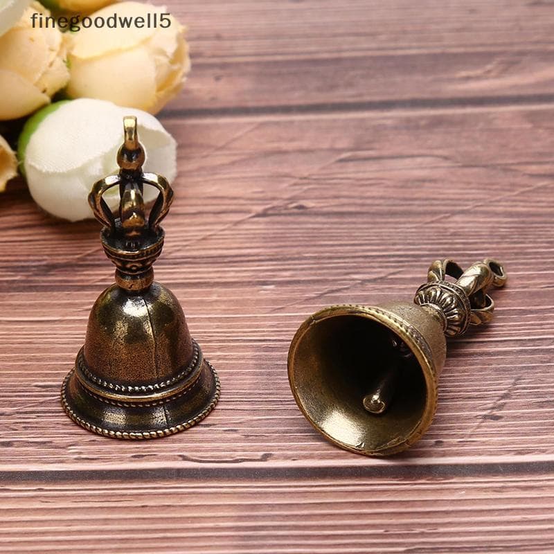 Finegoodwell5 Latão Artesanato Sino Mágico De Vento Bronze Chaveiro Pingente BELLE