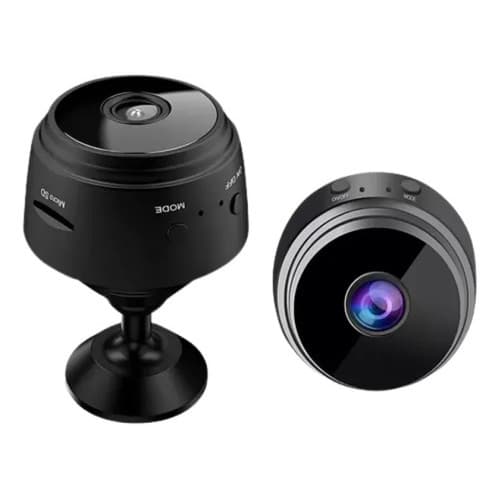 Câmera Espiã Mini Hd Wi-fi Com Sensor De Presença, Visão Noturna