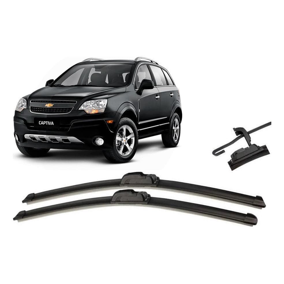 Par Palhetas Limpador Parabrisa Dianteiro Gm Captiva 2008...