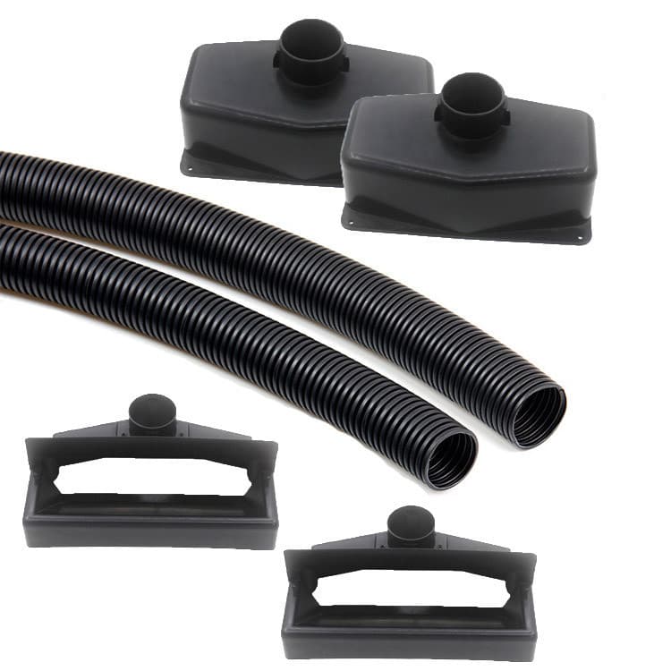 Acessórios para máquina de futebol de mesa, conjunto de caixa de coleta de bola superior e inferior, tubo ondulado, máqu