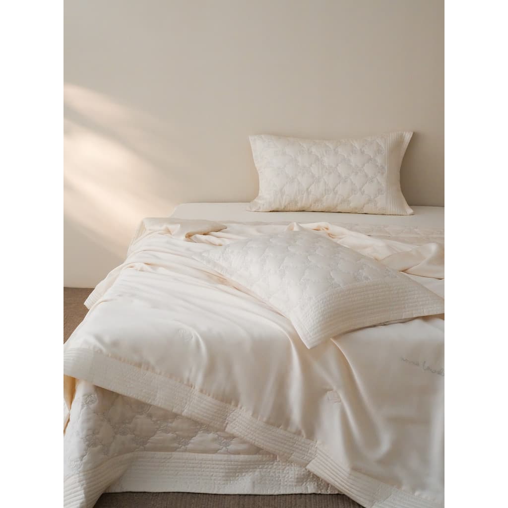 High-End Liuguangsi Tencel Summer Cool Quilt Verão Cool Feeling Ice Silk Colcha fina Ar condicionado Colcha lavável à má