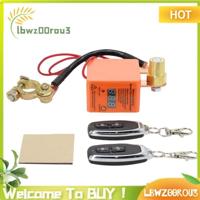Interruptor Isolador De Carro Com Controle Remoto Sem Fio 12V24V Monitoramento Inteligente De Tensão , Display LED E 2 C