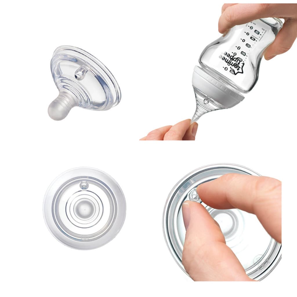 Tommee Tippee Closer to Nature Tetina Para Mamadeira Tipo Peito (Pacote Com 2)