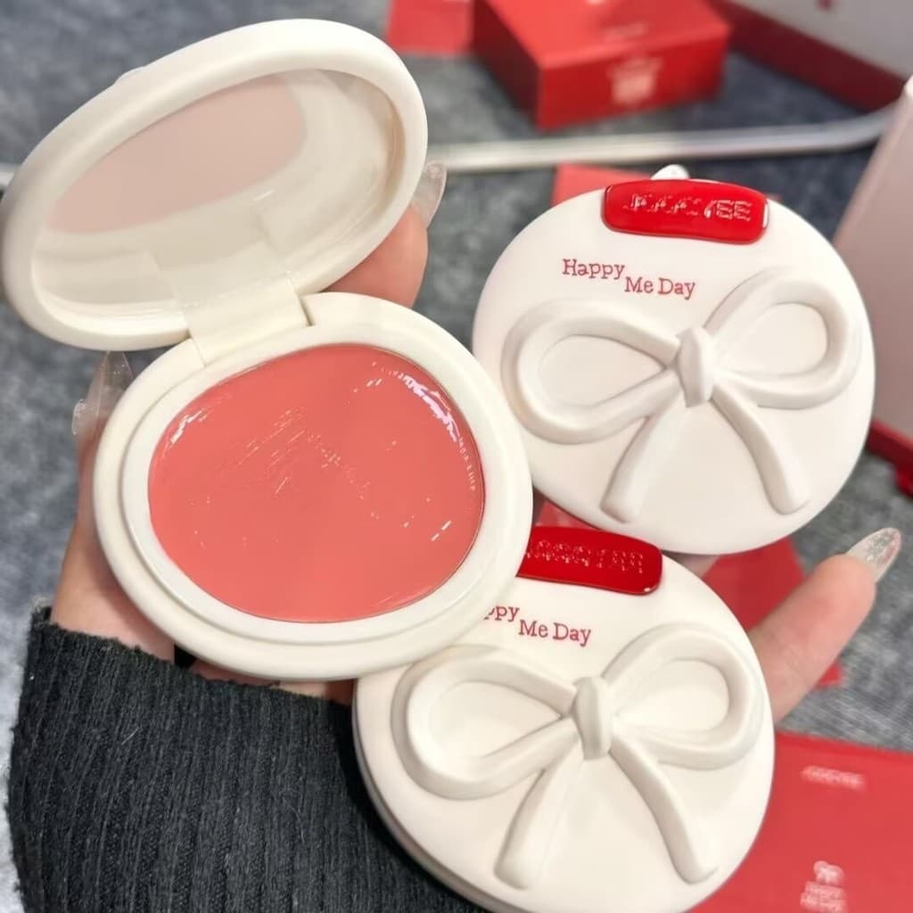 JOOCYEE série de aniversário blush creme enzima cor blush psiquiatra expansão cor iluminar Rouge presente aniversário
