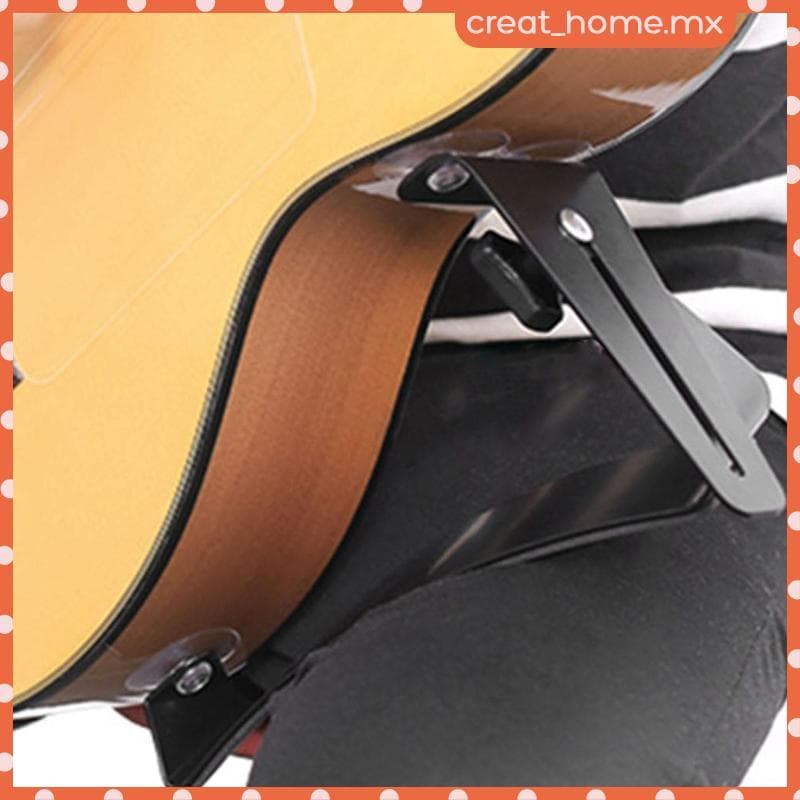 [Creat_home] Suporte Para Descanso De Perna De Guitarra Em Alumínio Ajustável Pescoço Berço DIY Montagem Processo De Rev