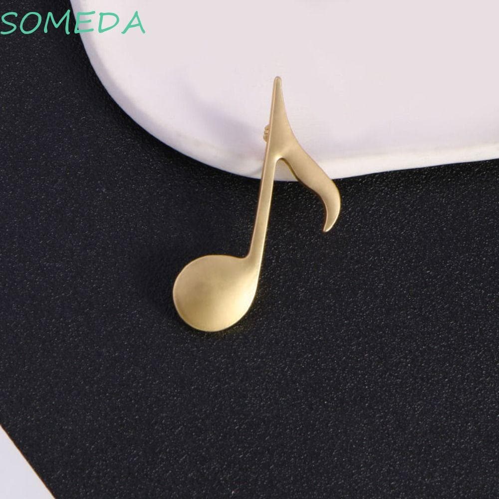 Pinos De Clave De Sol SOMEDA , Nota Musical Vintage Oitava , Instrumento Broche De Liga De Ouro G Clef