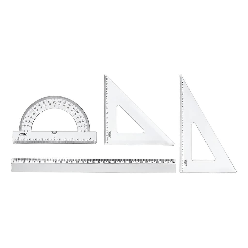 Kit Escolar 4 Peças CRISTAL 1º Grau MAXCRIL - 10130001