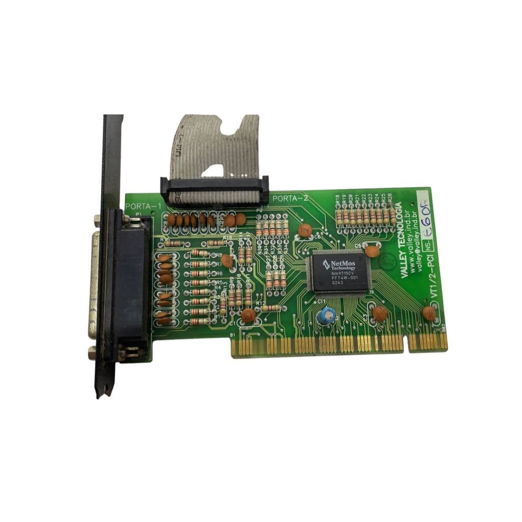 Placa Serial PARALELA LPT RS 232 PCI Paralela Serial Nm9715CV FFT4W-001 9374