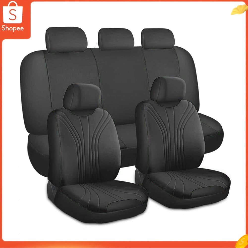 Hap Capas universais para assento de carro, 5 assentos, antiderrapantes, respiráveis, conjunto completo de protetores,
