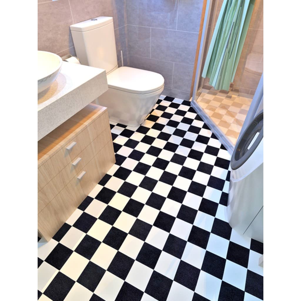 Cozinha banheiro piso adesivos à prova dwaterproof água auto-adesivo toalete antiderrapante decoração do banheiro piso t