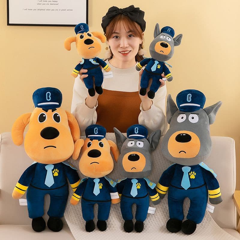 Sheriff Labrador Pelúcia ,Xerife Labrador Brinquedos De Pelúcia Recheados Infantis Presente Cão Decoração De Casa