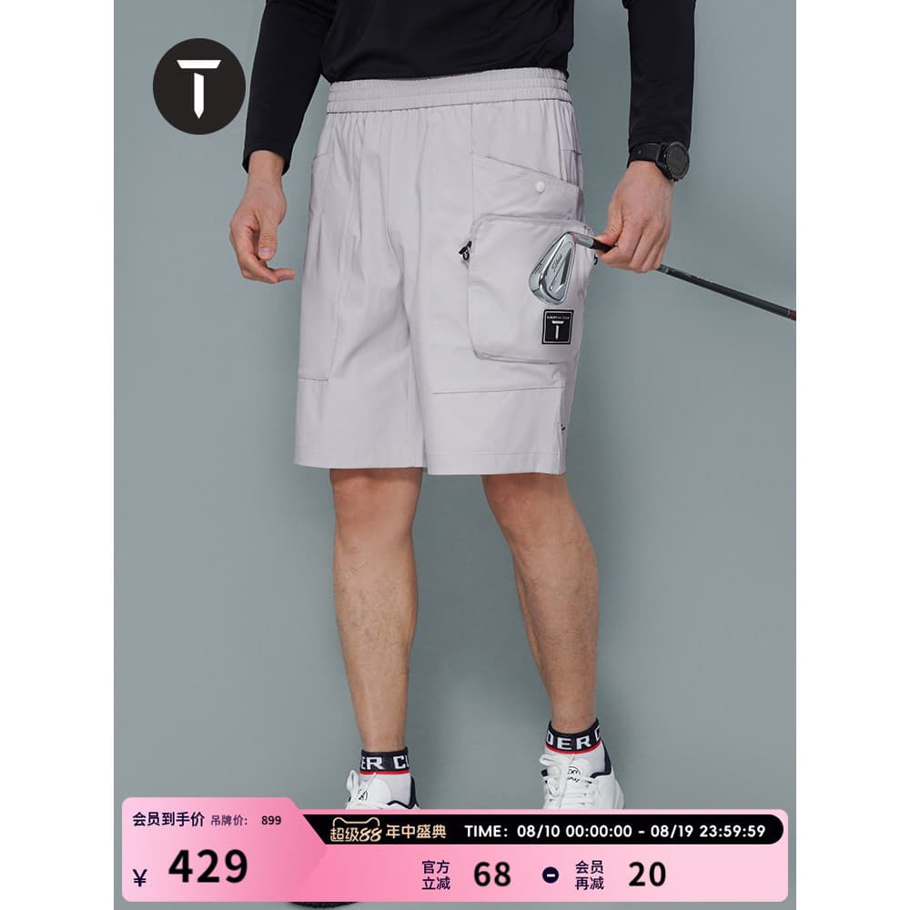 T/Ou Patrol Golf Shorts masculinos verão Casual cintura elástica shorts esportivos masculinos EM221DY216