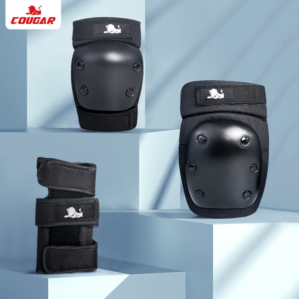 Cougar skate rolo skate equipamento de proteção ciclismo esportes equipamentos proteção adulto mão guarda cotovelo joelh