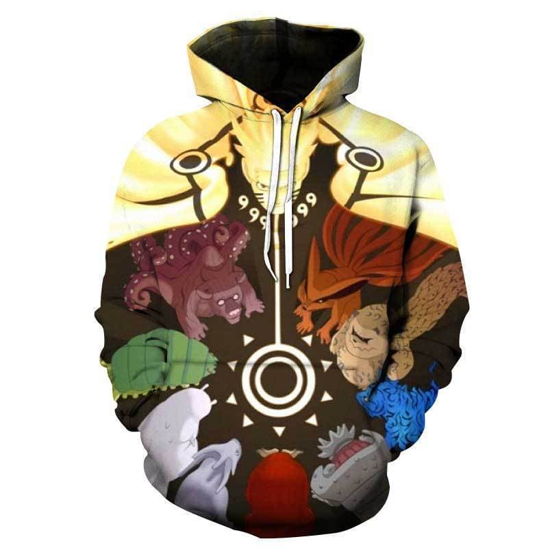 Roupas com máscara 3D do Naruto, moletom personalizado, estampa do Naruto, boné masculino da moda.