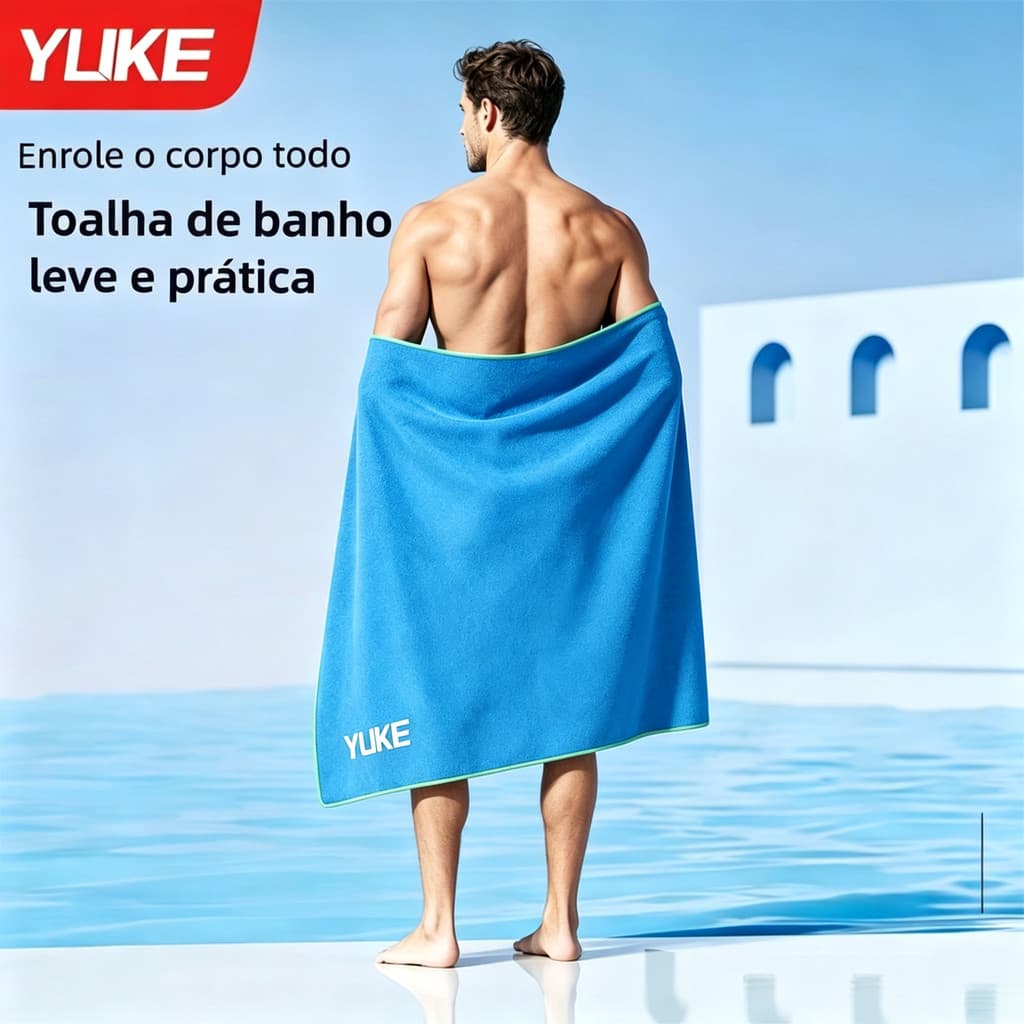 Toalha de Praia Microfibra 160x80cm, Secagem Rápida, Alta Absorção, Antiareia, Macia e Portátil, Resistente ao Desgaste