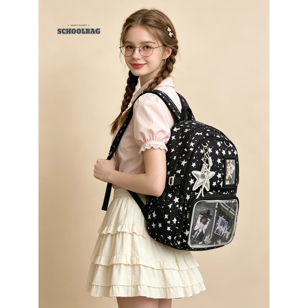 Saco de dor feminino saco de escola júnior estudante do ensino médio feminino 2026 novo estilo moda All-Match mochila gr