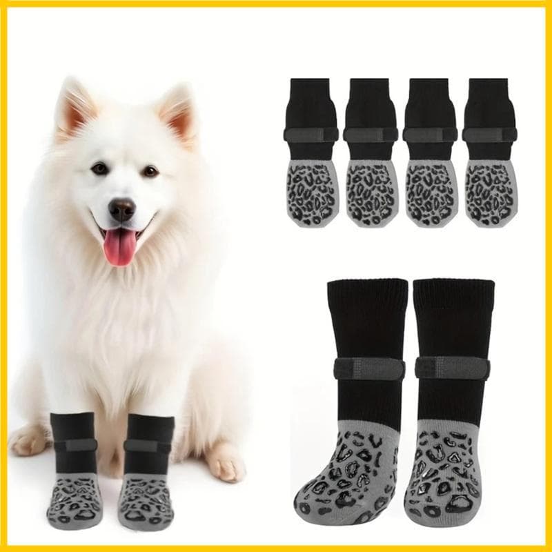 Ace Dog Paws Protetores Meias Antiderrapantes De Algodão Sapatos Para Animais De Estimação