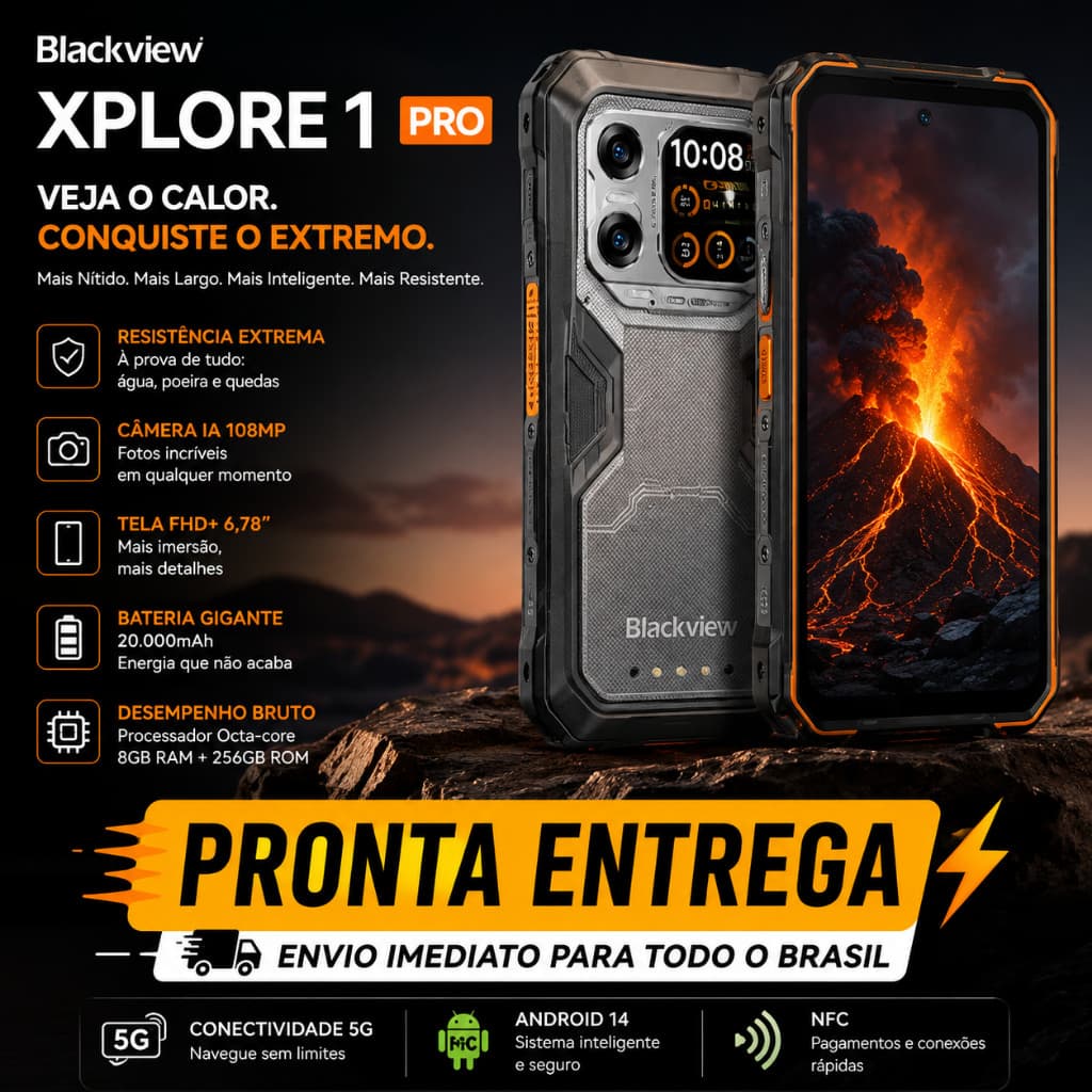 Blackview Xplore 1 PRO 256GB/12GB - Dual Sim - 6.78" - 120Hz - 64+20MP/50MP