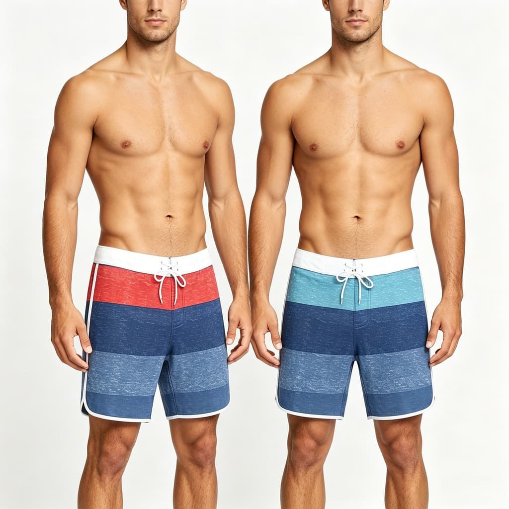 Shorts Masculinos De Natação Para Esportes Ao Ar Livre , Secagem Rápida E Surf Confortável , De Cinco Minutos