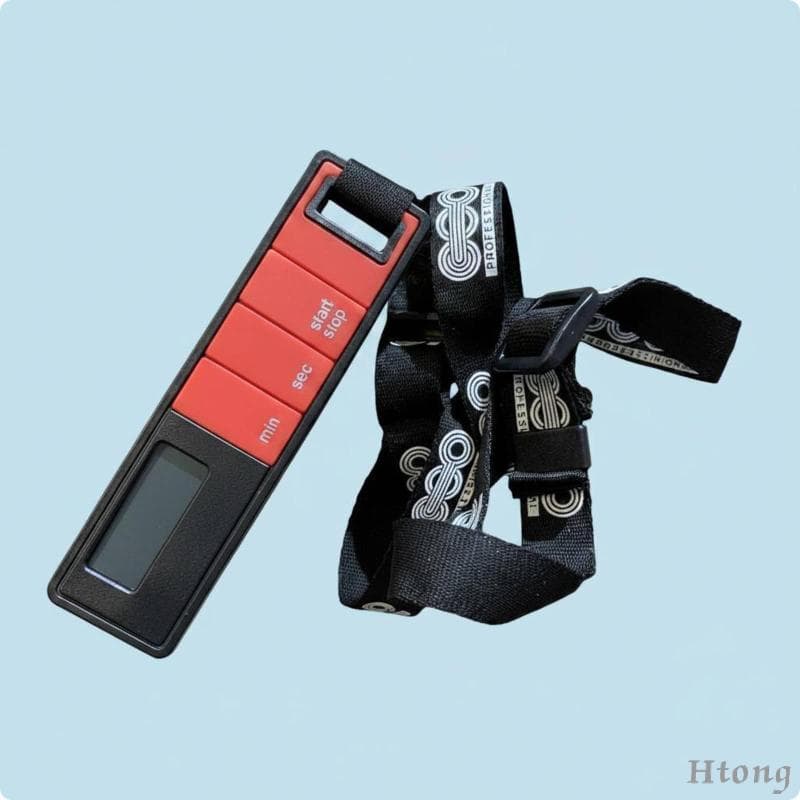 [Htong] Cordão Pescoço Temporizador Alça Confortável Cronômetro Digital Portátil Para Exercício Barbeiro Classe Cozinhar