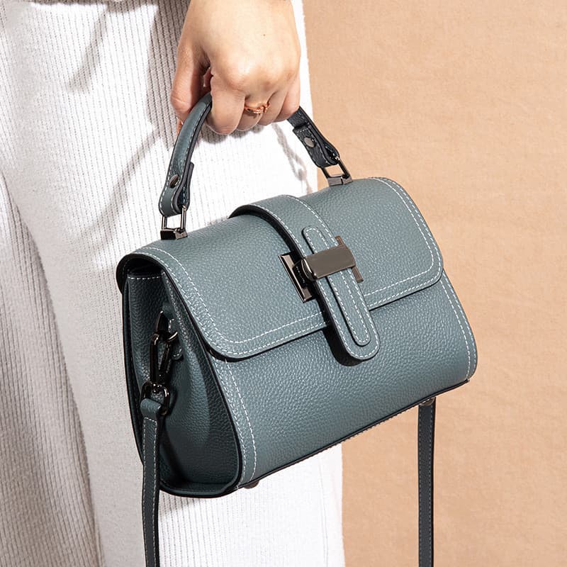 Bolsa feminina 2026 novo estilo elegante bolsa feminina Cross-body bolsa de ombro High-end textura pequena bolsa quadrad