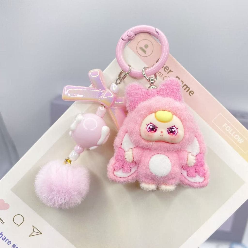 ((pingente de mochila) Bebê de três anos de idade bonito pelota pingente mochila bonito dos desenhos animados boneca men