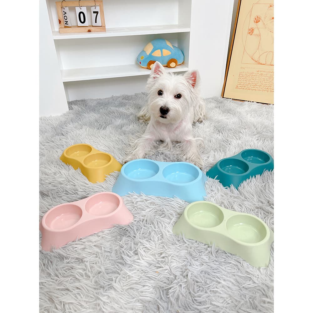 Tigela de comida para cachorro, tigela dupla para gato e gato, tigela de água para arroz, tigela dupla para gatinhos, ág