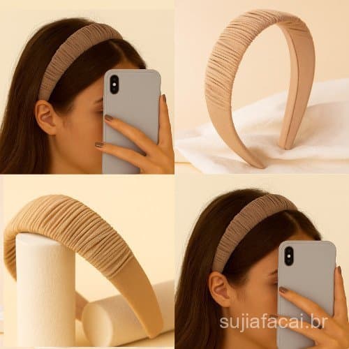 Tiara Franzida Feminina – Conforto e Estilo em um Só Acessório