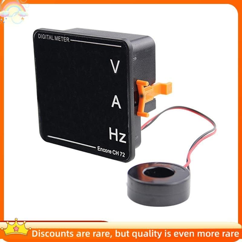 Medidor De Frequência De Tensão De Corrente AC Display Digital Voltímetro Amperímetro AC50-500V AC0-120A 10-99.9Hz