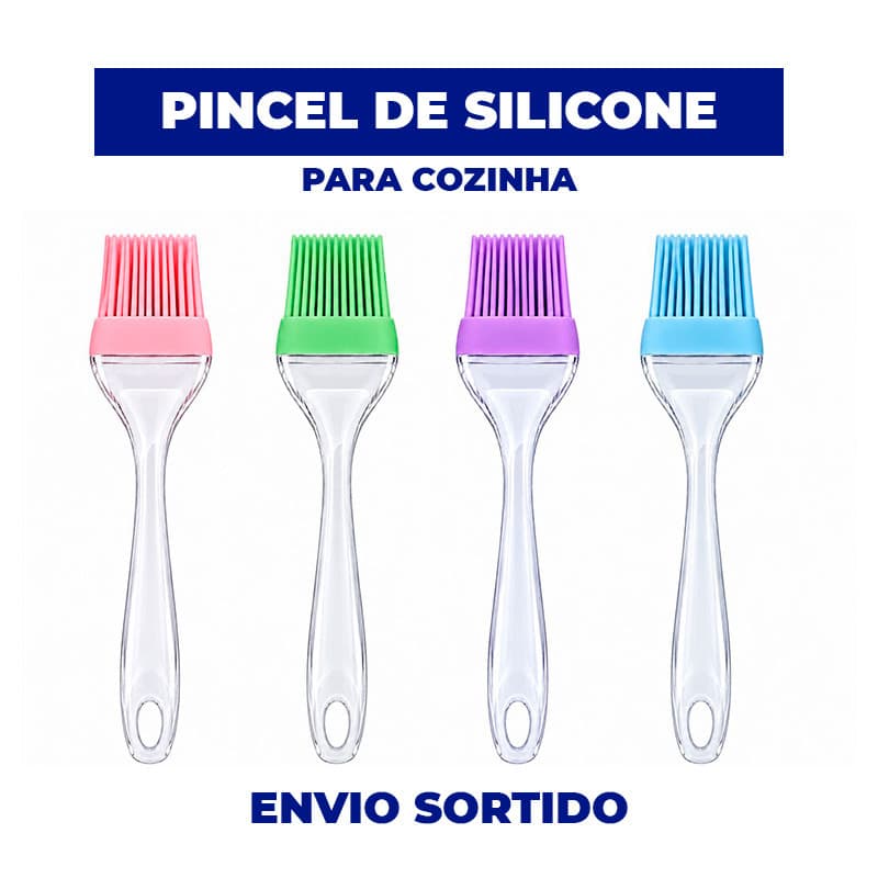 Pincel de Silicone Culinário – 1UND