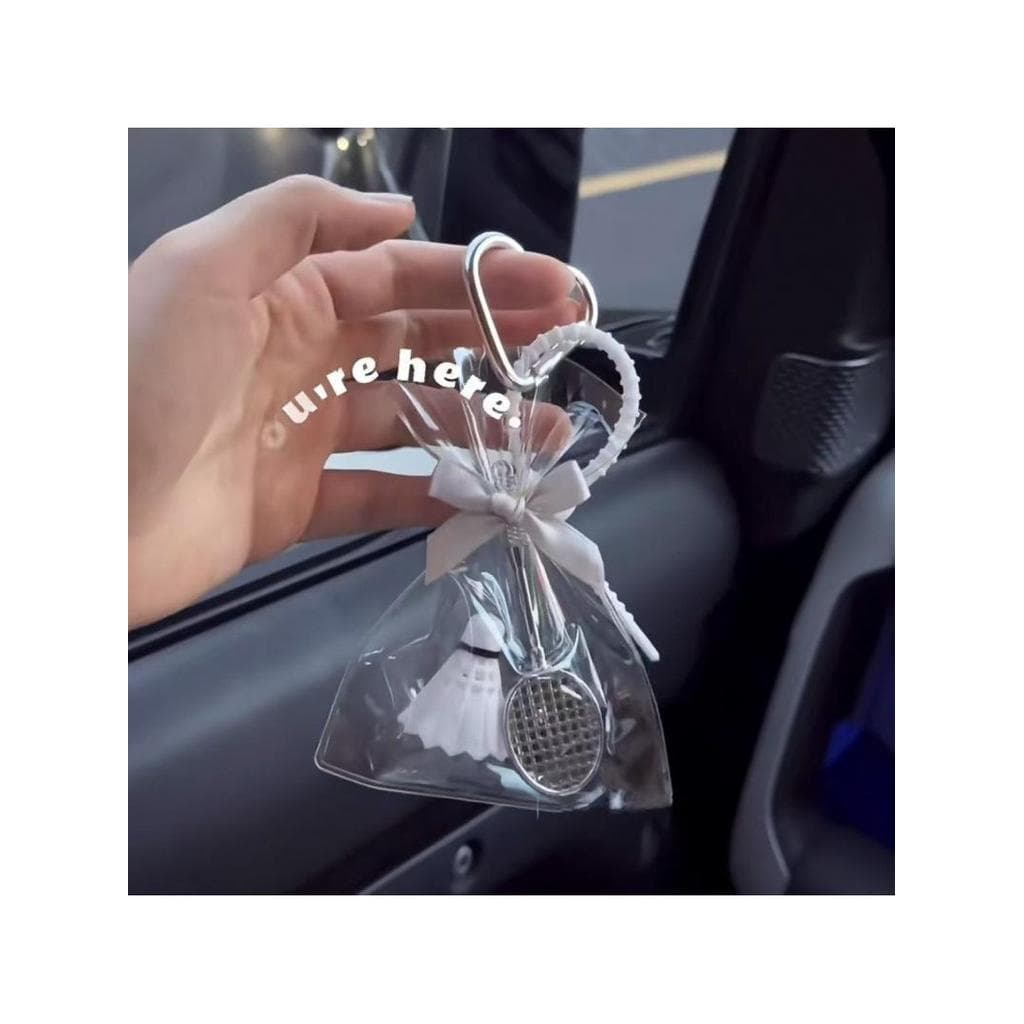 2025 novo estilo um saco Badminton pingente ins bolso chaveiro saco de escola ornamentos namoradas lembranças HR