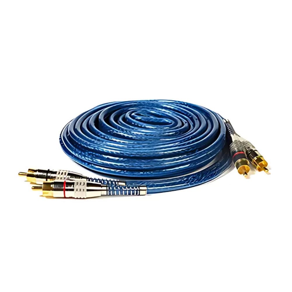 Cabo Rca 2x2 Nwt Profissional Blindado Azul 5m [F133]