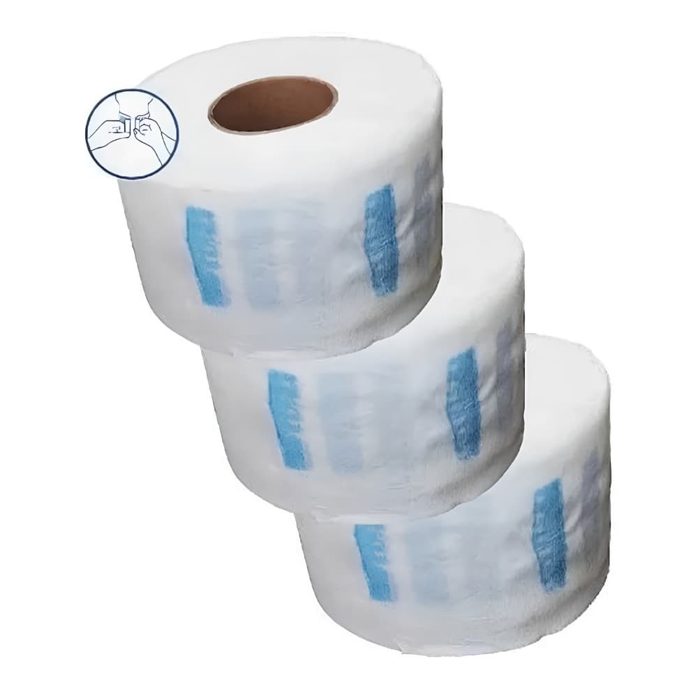 Kit 03 Rolos De Gola Higiênica Barbeiro Neck Paper Protetor