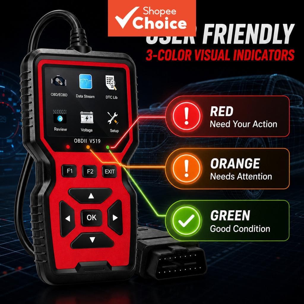 Leitor De Código Automotivo Da Ferramenta Do Teste Relé Varredor Obd2 Veículo Resistente Para A Mecânica
