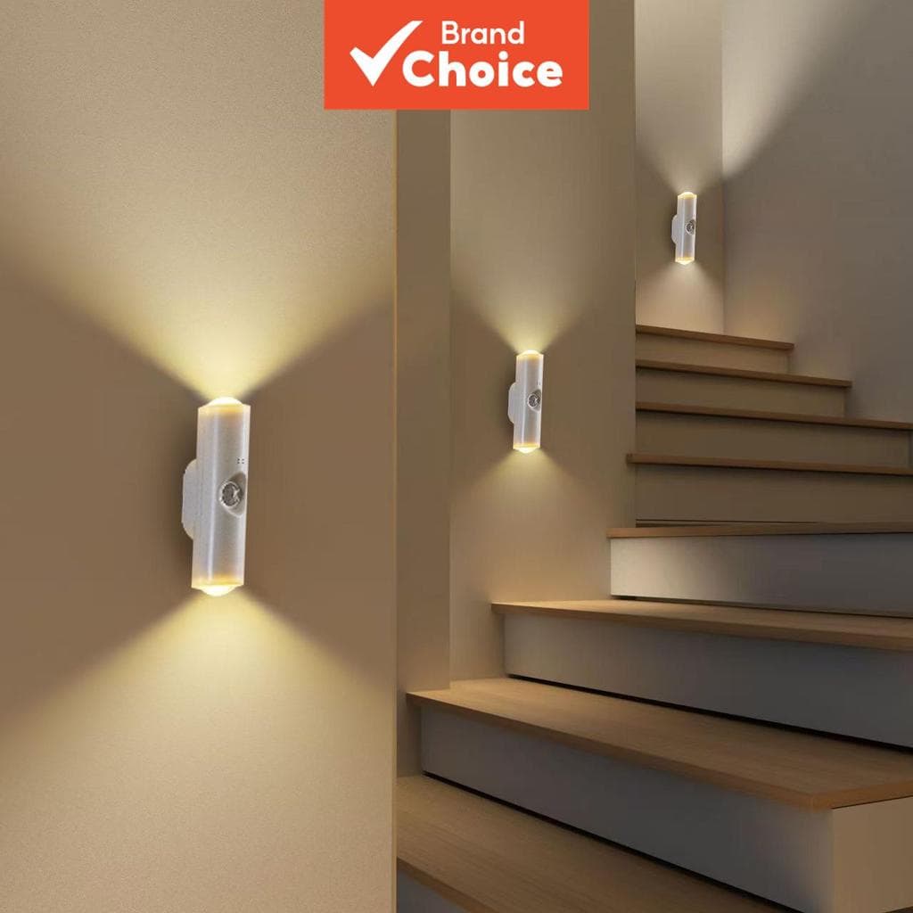 Sensor de Movimento AXUS, Lâmpada Noturna RGB Inteligente Gradiente, Montagem Magnética, Recarregável, Iluminação de