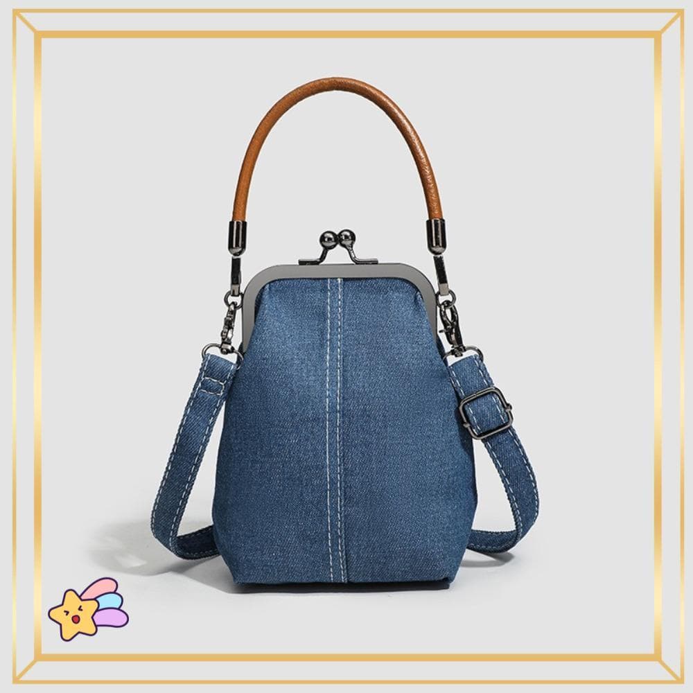 PETS1 Bolsa De Ombro De Designer , Feminina De Couro PU Azul Preto Marrom , Bolsas Jeans Femininas Crossbody