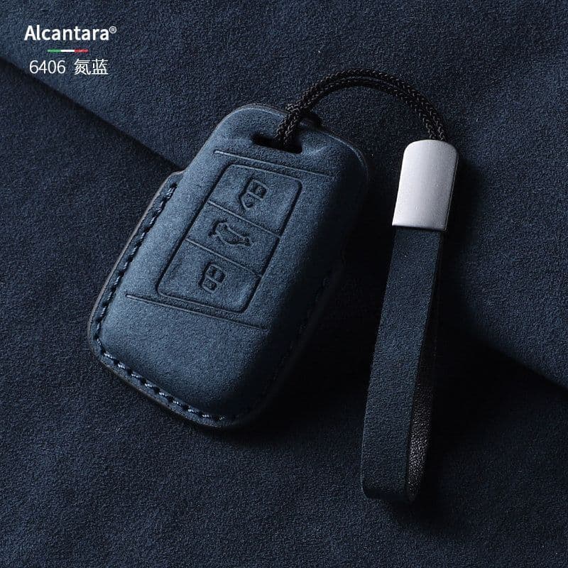 Capa de chave de carro em camurça Volkswagen adequada para Passat/Mago/B8/CC/Volkswagen