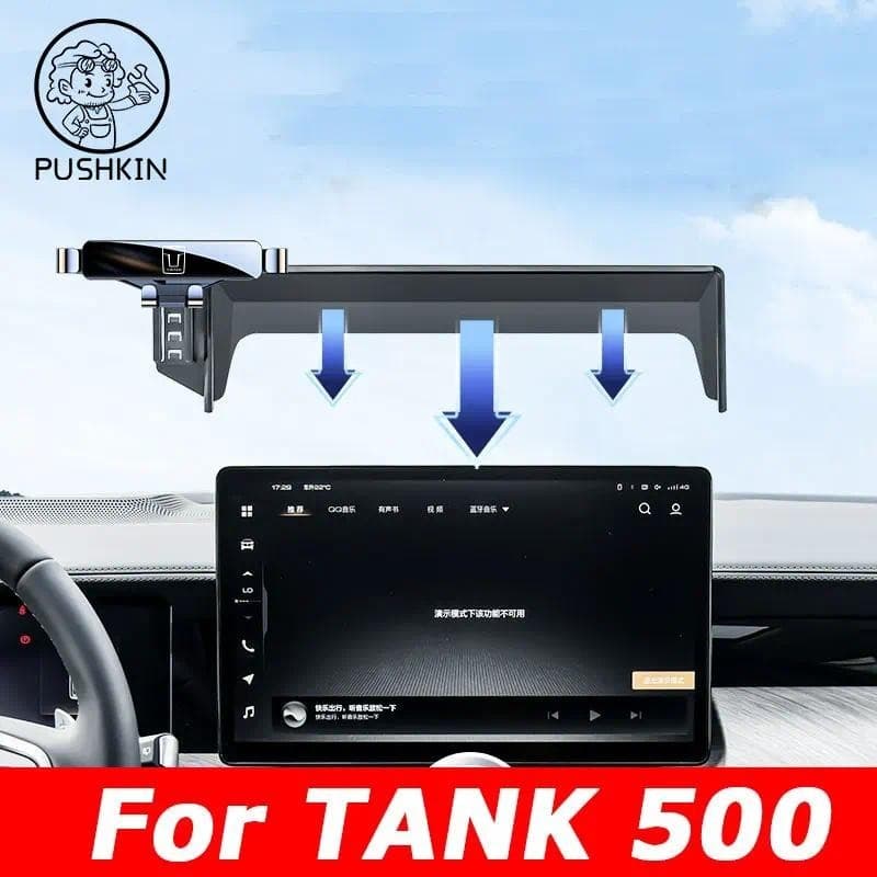 Para GWM TANK 500 Hi4t 2024 2025 Estilo De Carro Suporte De Telefone Móvel Ventilação De Ar Gravidade Acessórios Modific