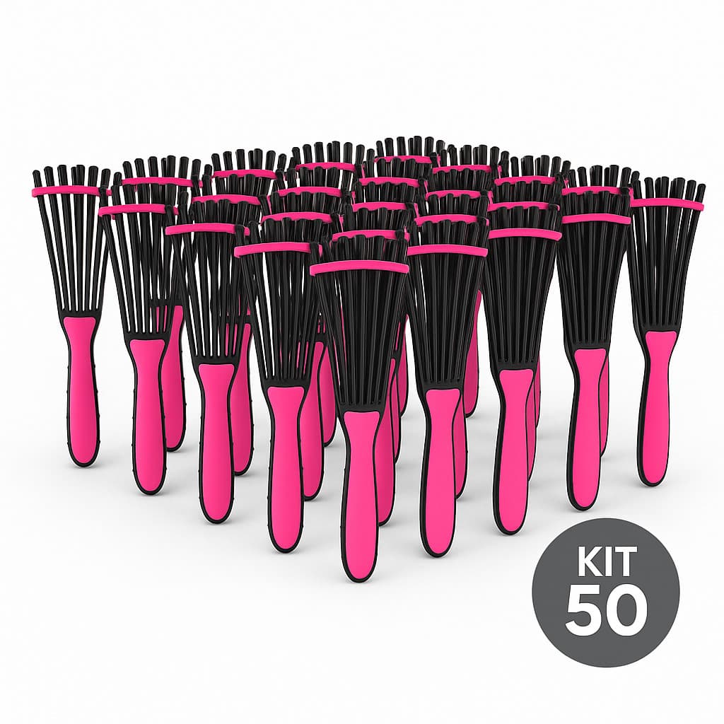 Escova de Cabelo Polvo Desembaraçadora Kit 50 Unidades