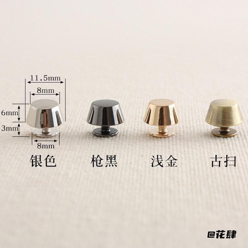 Balde de bagagem unhas Multi-cor acessórios Base unhas artesanais DIY pé unhas 9069 pé unhas ferragem