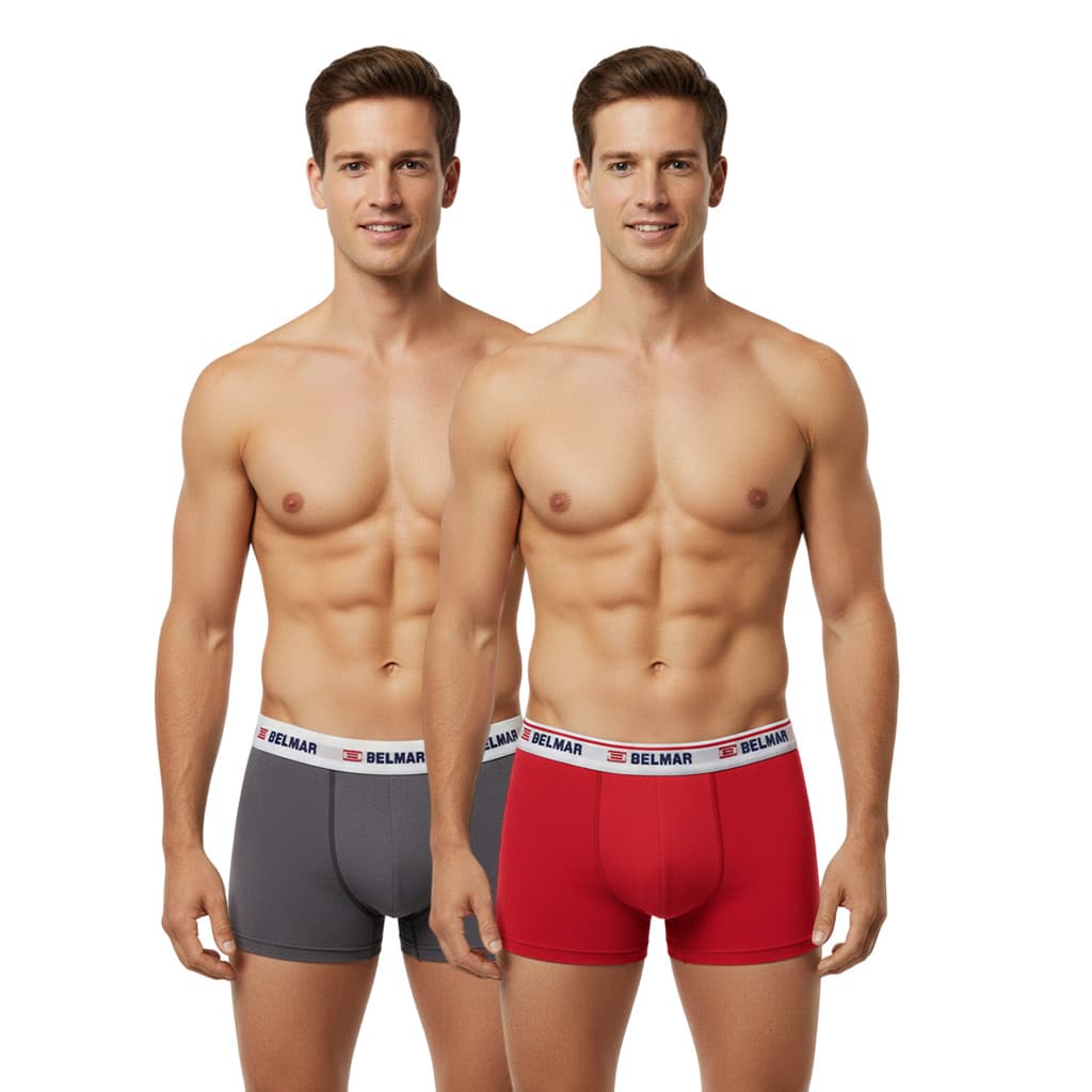 Kit 2 Cuecas Box Boxer Microfibra Masculina Com Elástico