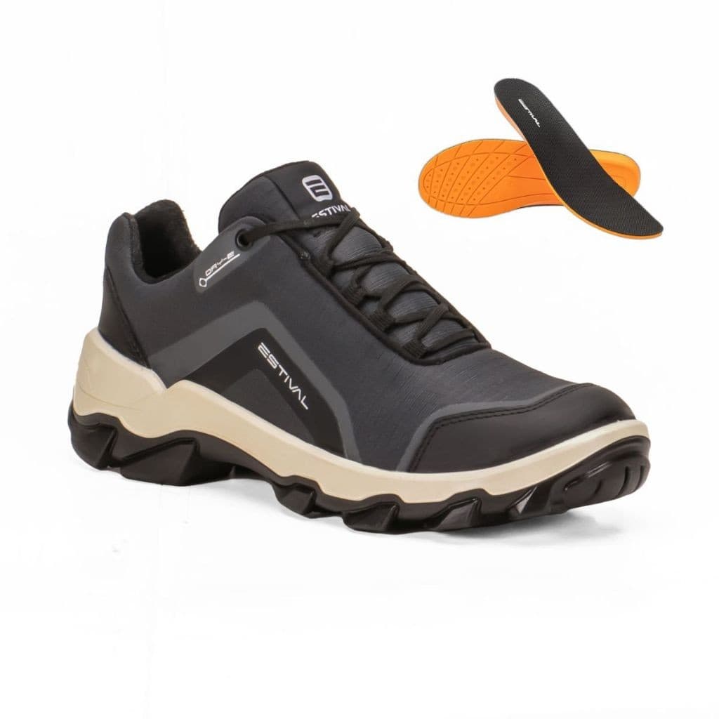 Sapato De Segurança Estival Hybrid Gray Com Palmilha PU Bico Composite CA 47750