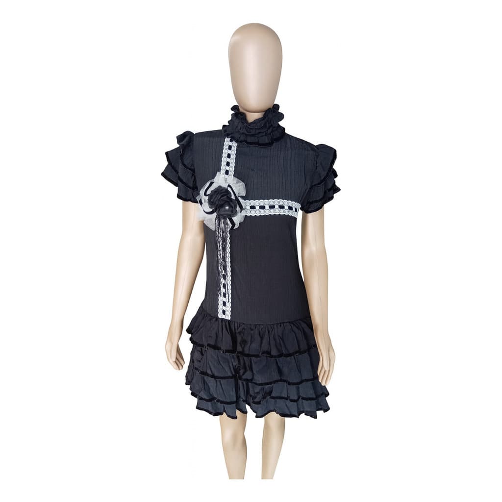 Vestido Adulto Vintage Preto Lolita Festa Casamento