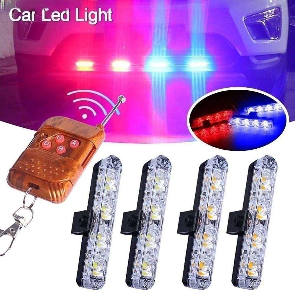 Luz de emergência da polícia sem fio Led Car Wireless