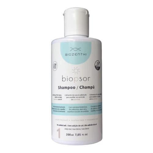 Biopsor Shampoo Para auxiliar no controle da Psoríase Biozenthi