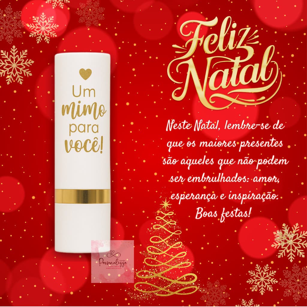 50/100 Cartão/Card + Adesivos para Manteiga de Cacau de Natal (Não acompanha Manteiga de Cacau) Envio Rápido